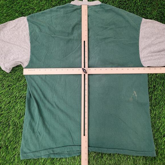 Vintage 90s Native-American Cherokee Shirt Large 22x26 Sun-Faded - Picture 3 of 14